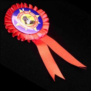 Rosettes Large - Red - 75mm